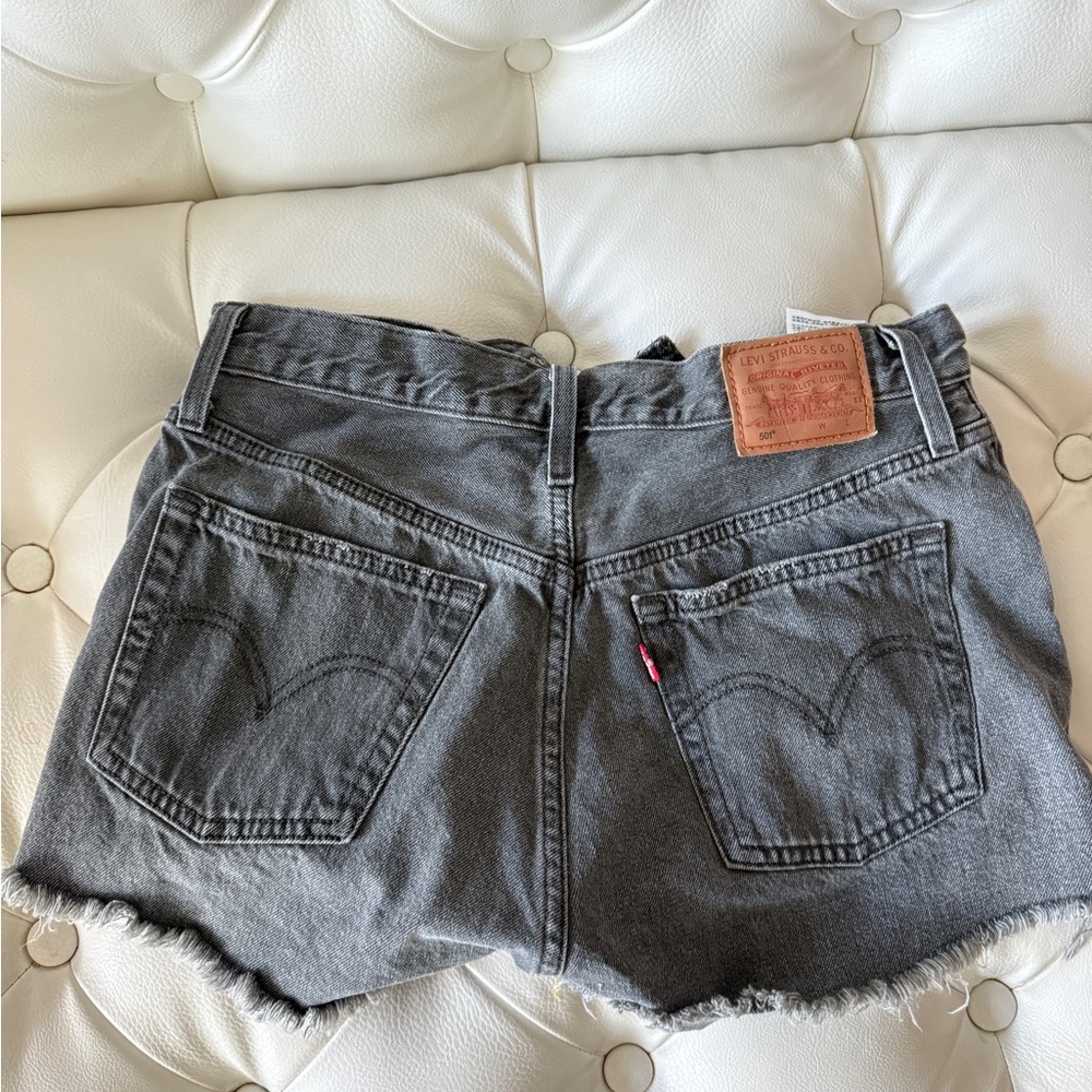 Levi's Women's Gray Denim Shorts